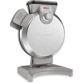 Cuisinart Mini Belgian Waffle Maker, Vertical Mini Waffle Iron, Silver, WAF-V100P1