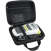 Hermitshell Hard EVA Travel Case for Brother P-Touch PTH110BP /PTH110 / PTH111 Easy Portable Label Maker (Black)