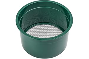 ASR Outdoor Gold Rush Sifting Classifier Sieve Mini 6 Inch Prospect Pan 10 Holes per Sq Inch