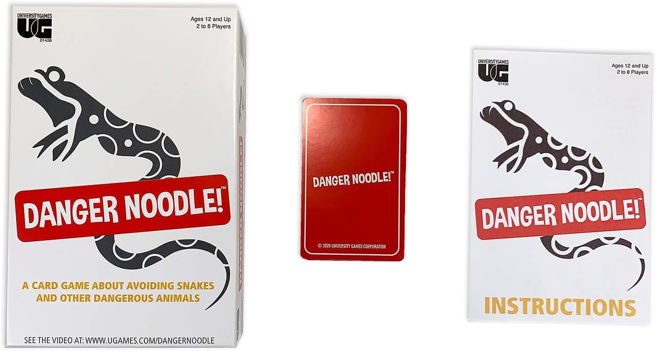 University Games Danger Noodle Card Game 01436, Pastel and Classic Colors - Image 4