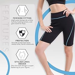 GoldFin Wetsuit Shorts for Women, 2mm Neoprene