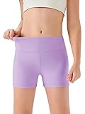 Haloumoning Girls Athletic Shorts Kids High Waisted