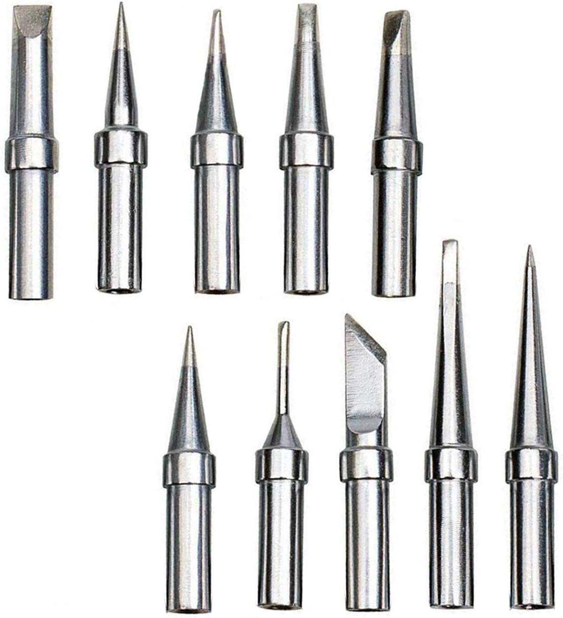 Set of 5 Shapes GeToo ET Series Soldering Tip for Weller WES51,WE1010