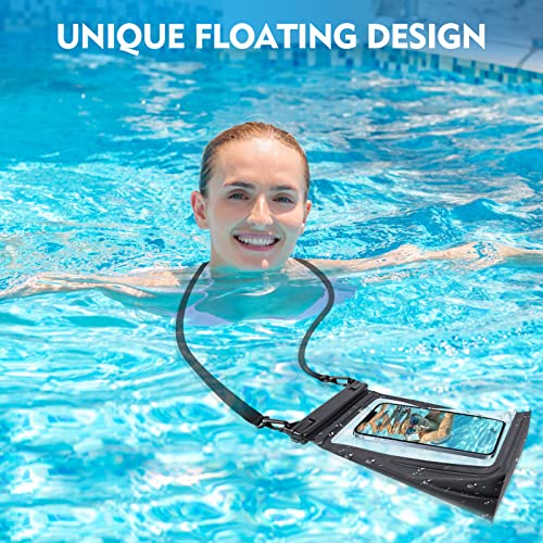 Large Floating Waterproof Phone Pouch [with Sealing Strip], Cell Phone