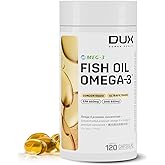 Dux Nutrition Ômega 3 Premium | 660mg EPA + 440mg DHA - 120 Cápsulas (Embalagem Pode Variar)
