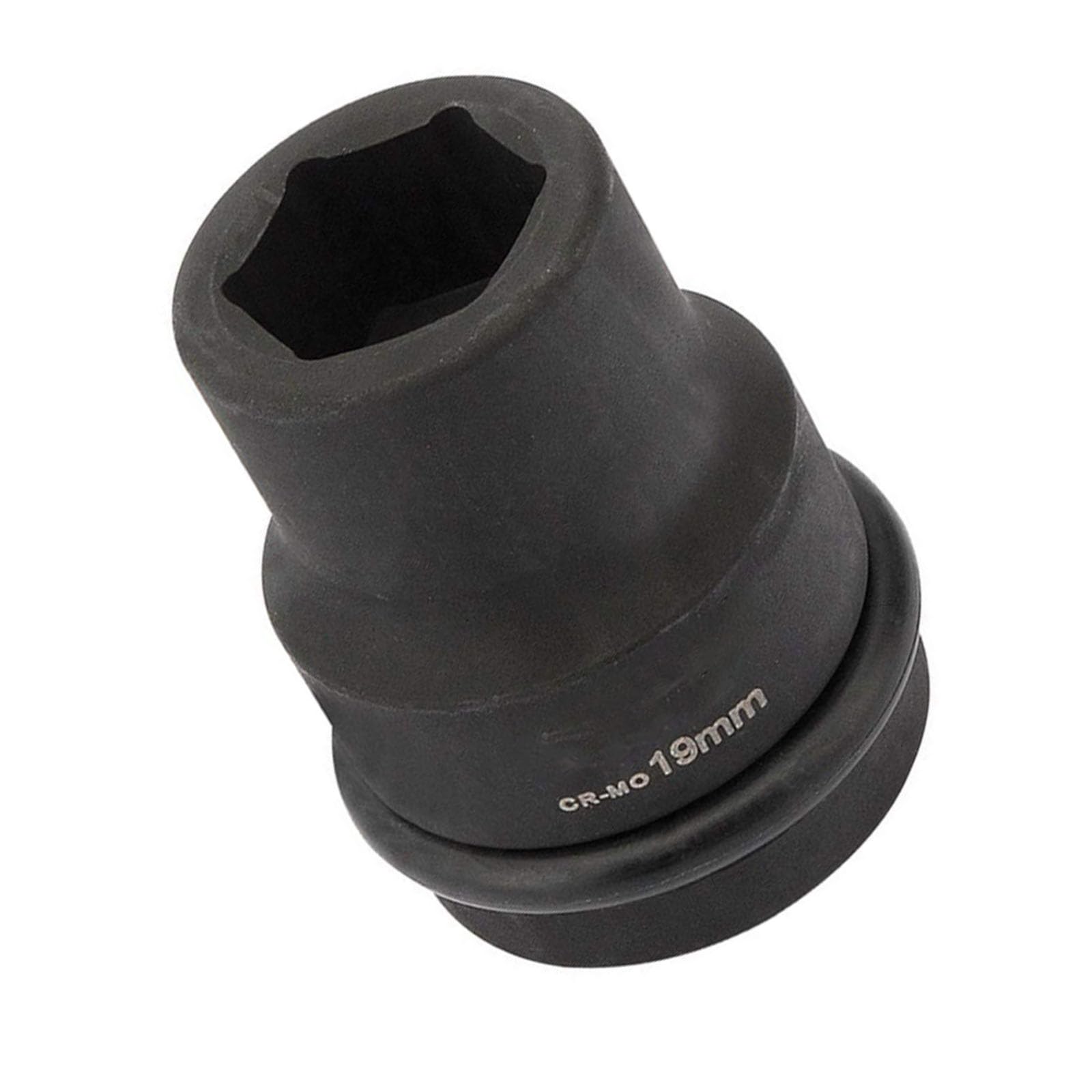 TOP-VIGOR 28660 Impact Socket, 3/4 Square Shank, 19mm (3/4 inch) Nut Setter Driver Drill Bit, 60mm Length for Woodworking, Auto Repairing, Machine Maintenance, Furnitures, 6 Point