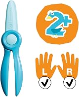 Fiskars Children's Scissors 13 cm Teal 2 Years Plastic Blades Starter view 2