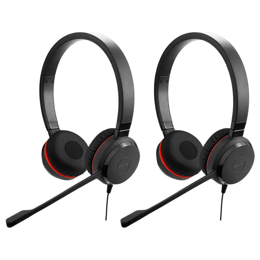 Jabra Evolve 30 Wired Headset, Stereo Telephone Headset for Greater Productivity, Superior Sound for