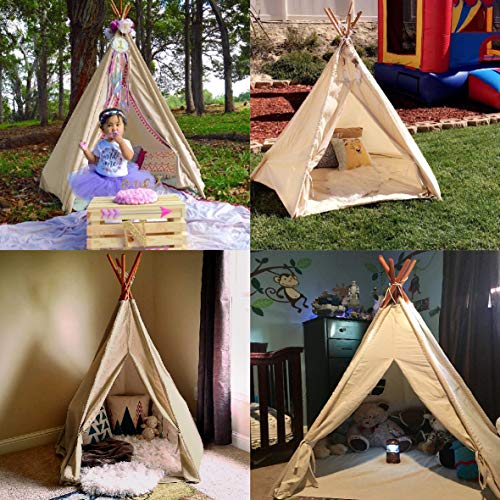 EasyGoProducts Indoor Teepee Tent, Kids Classic Indian Play Tent and