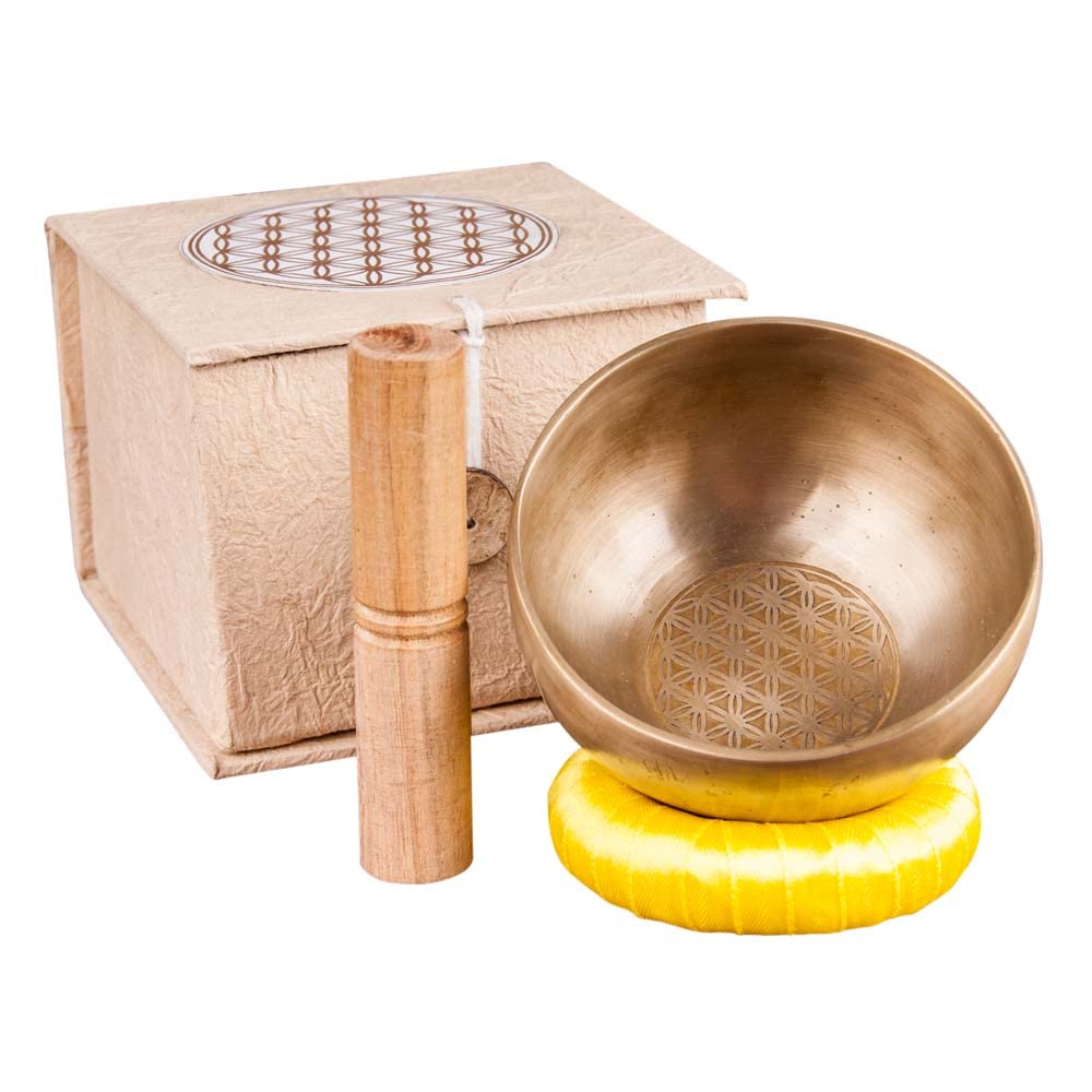 Singing Bowl Flower of Life Small in Gift Box Diameter 9.5 cm