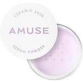 AMUSE SEOUL NEW Ceramic Skin Sebam Powder 2 Colors (Violet)】 Amuse Nosebum Pores & Sebum Cover Texture Cover Smooth Skin Adhesion Base Makeup Finish Powder Korean Cosmetics Vegan