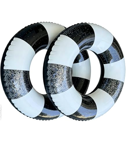 Bouée De Piscine Gonflable Transparente Avec Paillettes Colorées Étincelantes Pour Enfants Et Bouée De Piscine Gonflable Transparente Avec Paillettes Colorées Étincelantes Pour Enfants Et
