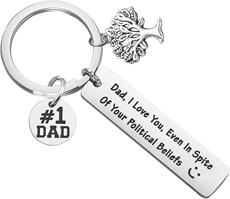 i love you dad keychain