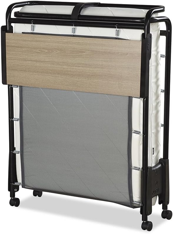JAY-BE Revolution Folding Bed with Memory e-Fibre Mattress, Compact, Single, Black - Image 3