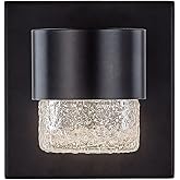 Kuzco Lighting EW48205-BK Copenhagen Outdoor LED Wall Sconce, Black