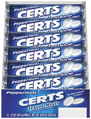 Certs Classic Mints Peppermint 24 Rolls