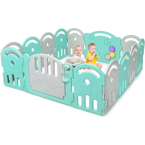 14 panel baby playpen