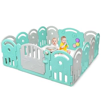 16 panel playpen baby