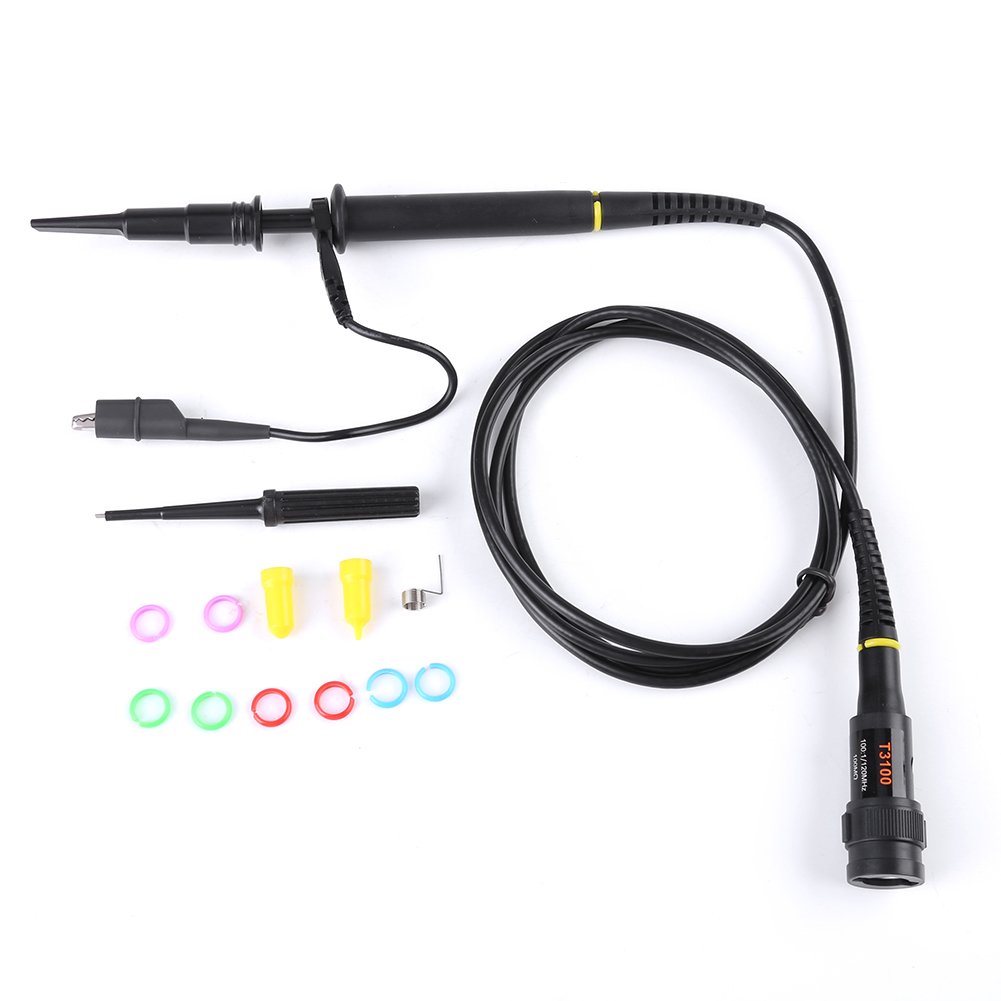 T3100 X100 100MHz High Voltage Oscilloscope Probe Flexible with Accessory Kit