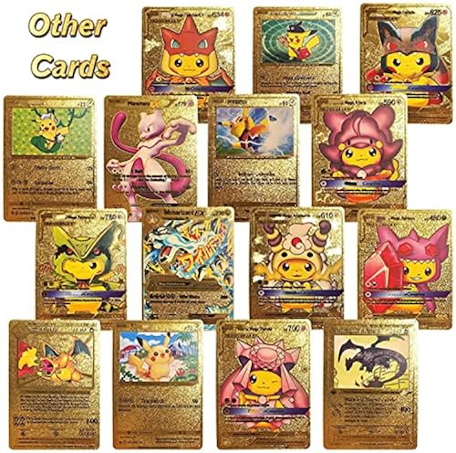 ultra rare 55 pcs gold cards Watch Unboxing Ultra Rare 55 PCs Pokemon Golden Cards V Vmax DX GX on  Amazon Live main image 1