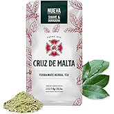 Cruz de Malta Yerba Mate Tea – 1kg (2.2 lbs) Loose Leaf – Traditional Argentine Herbal Tea – Smooth Flavor, Naturally Sourced – USA Specific Packaging – Gluten-Free – Large Leaf Low Dust Yerba Mate