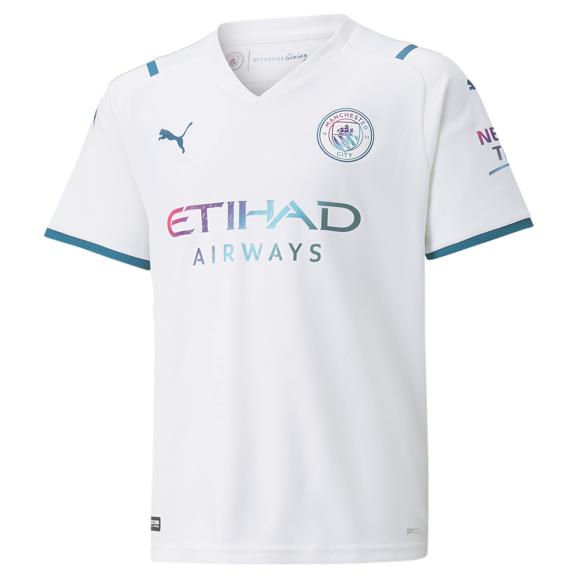 4M MCFC Away Shirt Jr wSponsor Logo