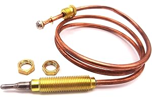 MENSI 24" Propane BBQ Grill, Firepit, Fireplace Heater Universal Gas Thermocoupler Sensor M8x1 Thread