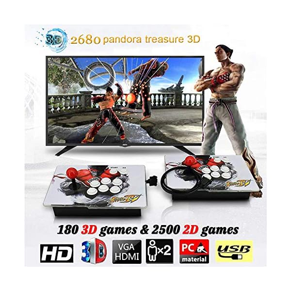 MOSTOP 3D & 2D Arcade Video Game Console - Image 2