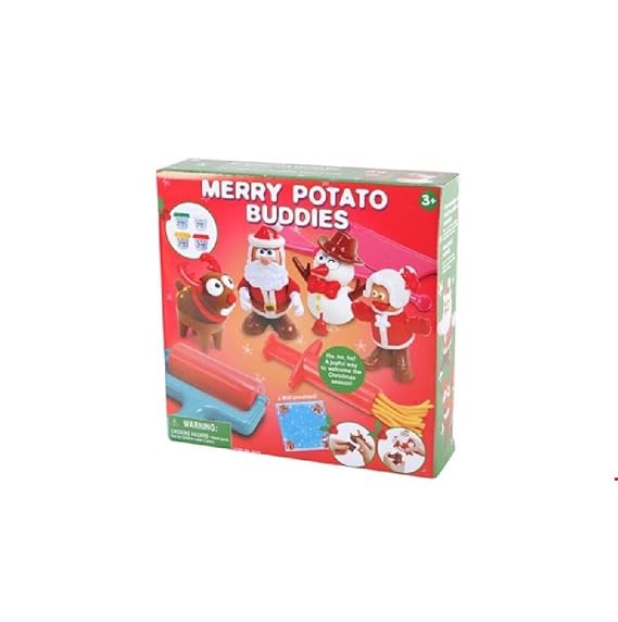 Knetspiel Weihnachten - Weihnachtsmann - Schneemann - Rentier