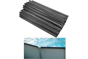 Nucucina 80 PCS Coping Strips for Overlap Above Ground Pool Liners - Pool Coping Strips Replacement - Pool Liner Clips for 33ft Round Pool