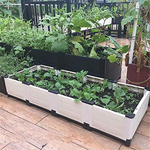 LLFF Hochbeet Pflanzbeet Gemüsepflanze Hochbeet, Garten Pflanzer Box für Blumen Gemüse, Outdoor Indoor Pflanzkasten… – Bild 4