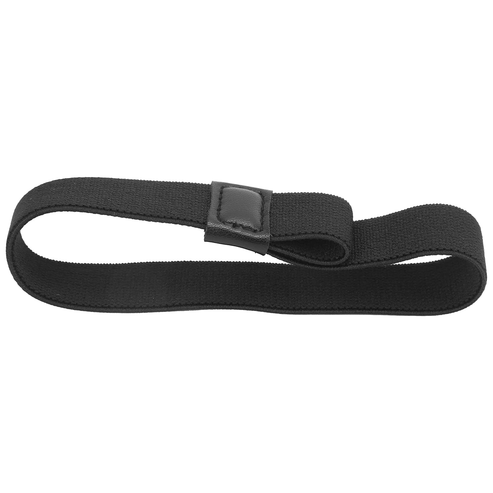 Pwshymi Lunch Box Band, Black Lunch Box Strap Nylon Adjustable Elastic Strap Belt with Cutlery Hole for Outdoor Travel Picnic