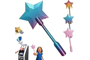 3D Printed Star Credit Card Holder Wand, Fun Tap to Pay & Contactless Payment Fairy Wand, Secure Card Storage Magic Wand, Ide