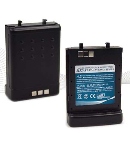 Batteria 1100mAh 7,2V NiMH Per Icom IC-W32A, IC-Z1E, TC-T42E - Ricambio Per Radio - Foto 5