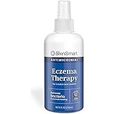 SkinSmart Antimicrobial Eczema Therapy with Hypochlorous Acid, Safely Removes Bacteria so Skin Can Heal, for Adults, Kids and Seniors, 8 Ounce Clear Spray