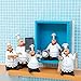 FishMM Resin Decorative Ornaments,Kitchen Decor,Cook Statue,French Chef Figurines with Toothpick Holder