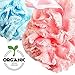 Bath Pouf Large Mesh & Lace Trim Shower Sponge Set of 4 Pack 60gr, Exfoliating Cleanse Soothe Skin Loofah Luffa Body puff Mesh Exfoliate Skin Lofah Body Scrubber Bath Pouf Bulk Men Women