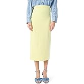 DEE OCLEPPO Women's Poppy Pull on Slim Fit Midi Pencil Skirt Standard