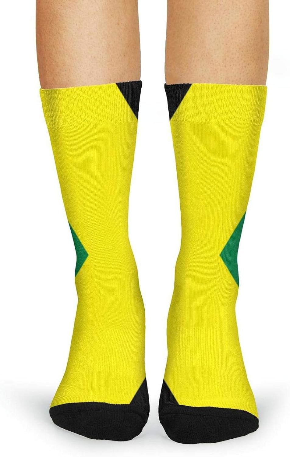 Women's Casual Socks Jamaican Flag Athletic Casual Athletic Sports Crew