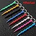 H&ZT Craft Self-Defence Key Chain, Aluminum Anti-Wolf Defense Keychain Portable Self Defense Tool Women Girls (9 Pcs)