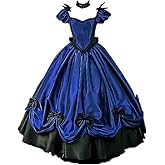 HS-LK Women's Southern Belle Costumes Rococo Ball Gown Gothic Victorian Costume Dress