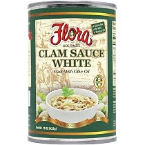 Amazon.com : White Clam Sauce by Flora Foods - Great Pasta Sauce ...