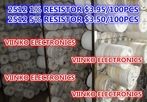 100pcs/lot SMD Chip Resistor 5% 2512 1R 1 OHMS 1W 100% YAGEO New Original Chip Fixed Resistor