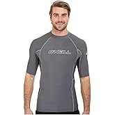 O'Neill Men’s Basic Skins Short Sleeve Rashguard, UPF 50+ Sun and Rash Protection for Surfing and All Outdoor Activities