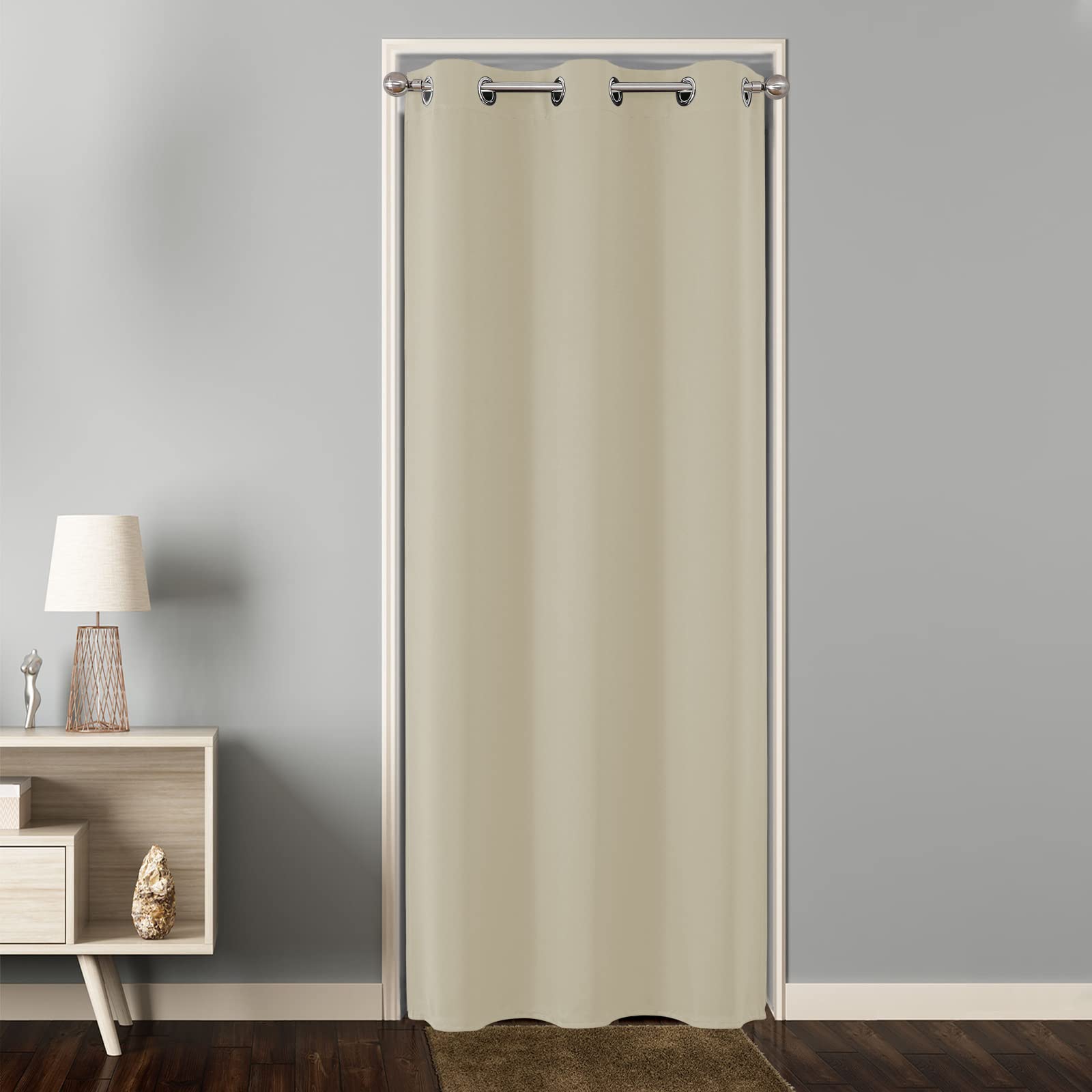 Joydeco Door Curtain for Closet Doors 78 Inches