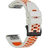 BEFIA 22mm Quickfit Watch Band for Garmin Fenix 5 6 7 Pro Solar Forerunner 935 745 965 955, 22 Breathable Wristband Strap