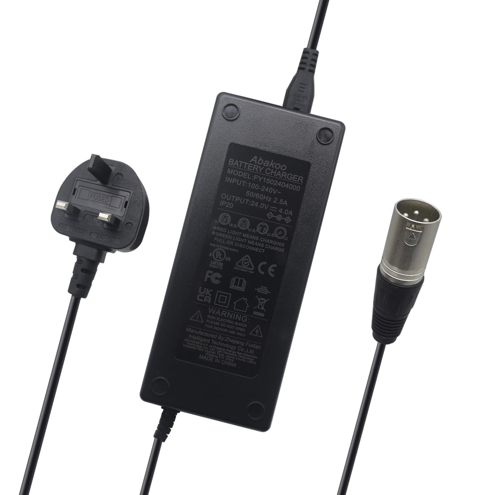 Lithium Battery Charger, New 24V 4A XLR Electric Mobility and Power Chair Wheelchair Chargers for 24V Lithium Battery Pack