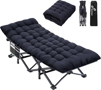 Sportneer Camp Beds for Adults 1.5 inch Mattress 450lbs Capacity 28/32
