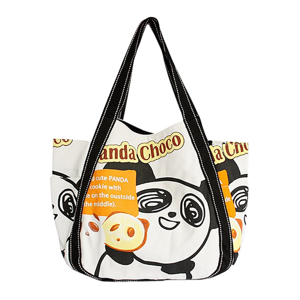 大注目 パンダchoco キャンバスショルダートートバッグ B00kv9nrog 人気ブランド 90a3acu P1ai