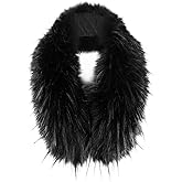 Faux Fur Collar Scarf Hood Trim Soft Warm Hood Collar Shawl Neck Wrap Warmer Winter Warmth Essential Coat Jacket Accessory